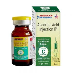 Ascorcan 1.5 Mg Ascorbic Acid Injection IP Bulk Cargo Exporter India