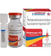 Medrocan 40 Methylprednisolone Sodium Succinatefor Inj Usp Bulk Cargo Exporter India